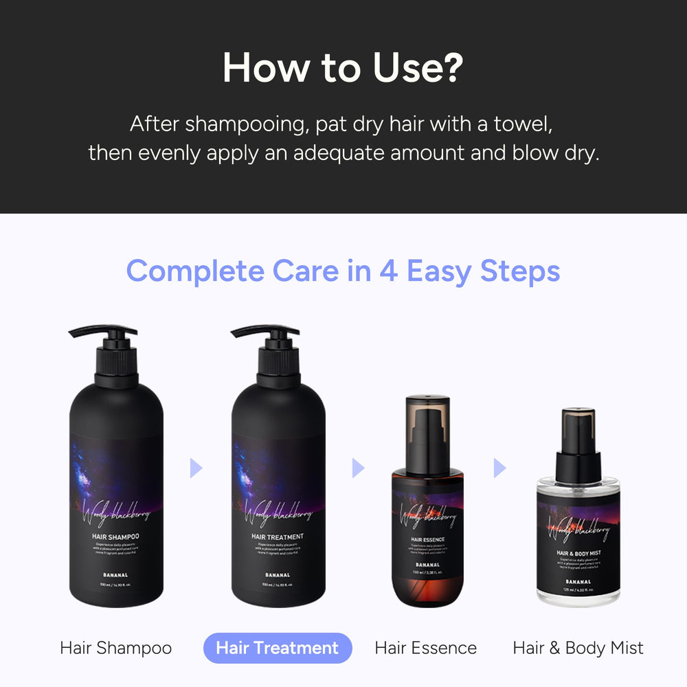BANANAL Korean Hair Treatment Conditioner packaging closeup with premium look