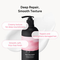 BANANAL conditioner texture close-up shows creamy hydration delivering smoothness
