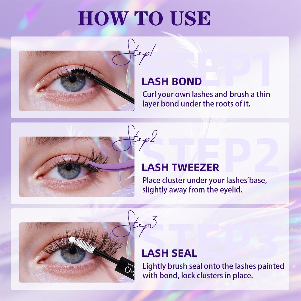 B&Qaugen lash brush for even separation and refined finish.