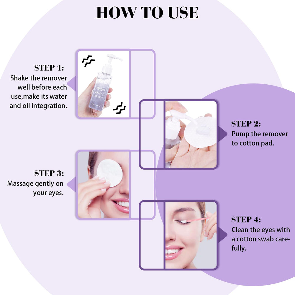 At-home DIY lash removal with B&Qaugen remover for lash upkeep