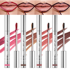 Bangfeng 4Pcs pack shot showing vibrant lip color that lasts