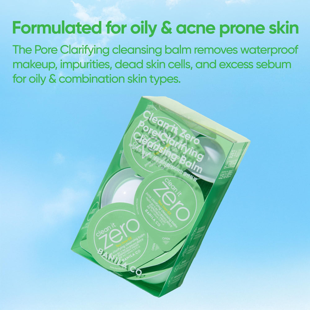 Banila Co Clean It Zero pod 04 highlights tea tree for oil control and pore care