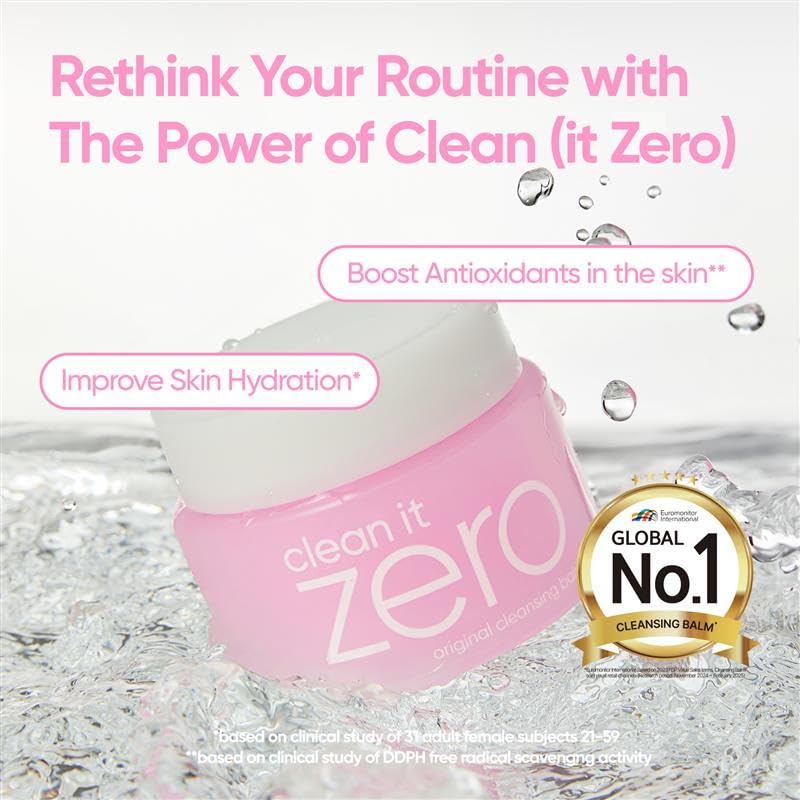 BANILA CO cleansing balm texture melting from sherbet to oil for deep cleansing.