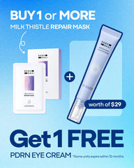 Daily eye care routine with Banobagi PDRN Eye Cream.
