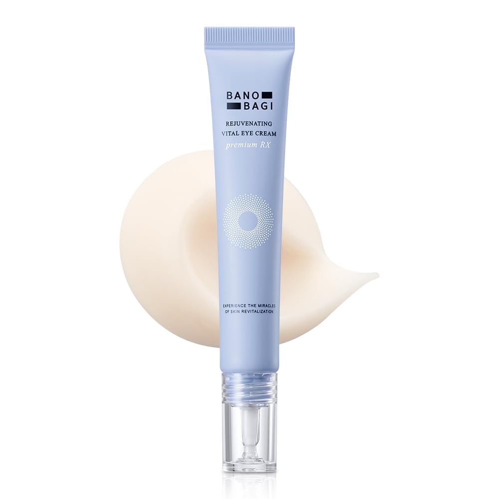 Banobagi PDRN Eye Cream tube targets puffiness and fine lines.