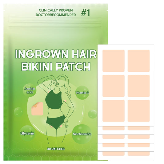 Bapbalolo ingrown hair patch for bikini area — compact pack close-up for smoother skin.