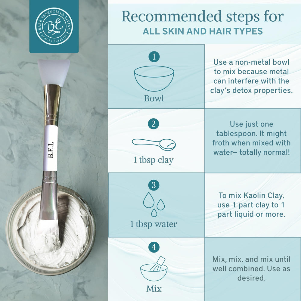 Bare Essentials Living kaolin clay deodorant base supports gentle, natural protection.