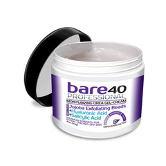 Bare40Pro on rough feet and heels for smoother skin application.