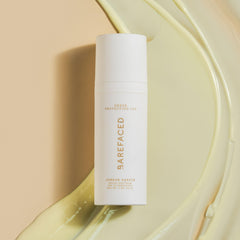 Barefaced SPF50 packaging on vanity ready for morning routine
