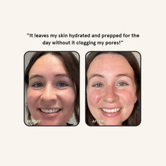 Barefaced SPF50 absorbs quickly, leaving a non-greasy complexion
