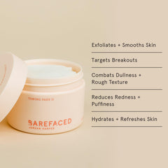 Barefaced Toning Pads II textured pad closeup with visible surface