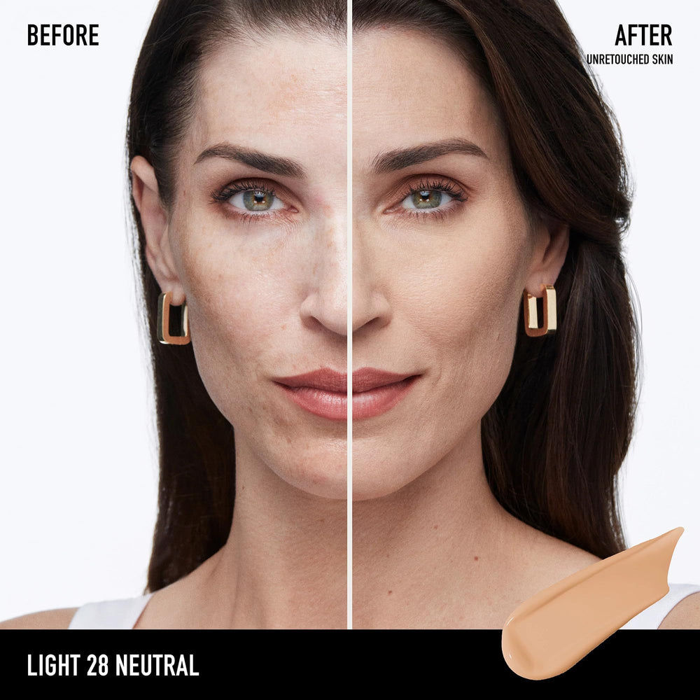 bareMinerals Barepro SPF 20 label highlights broad protection for daily wear.