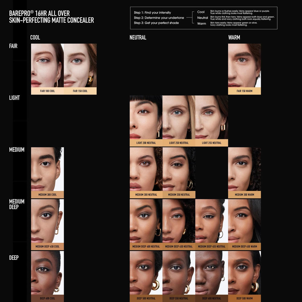 bareMinerals BAREPRO texture close-up shows natural matte finish
