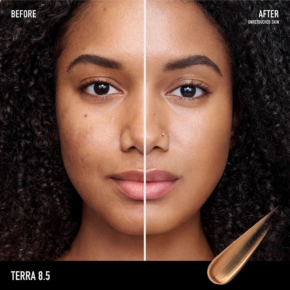 bareMinerals Complexion Rescue application swatch highlighting lightweight texture.