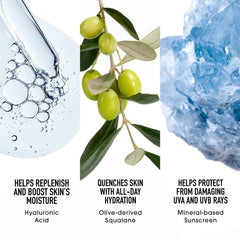 BareMinerals Complexion Rescue Ginger 06 hyaluronic acid delivers long-lasting hydration.