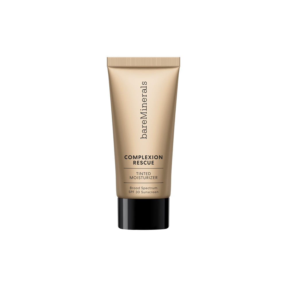 BareMinerals Complexion Rescue Ginger 06 pump release, lightweight hydration for daily wear.