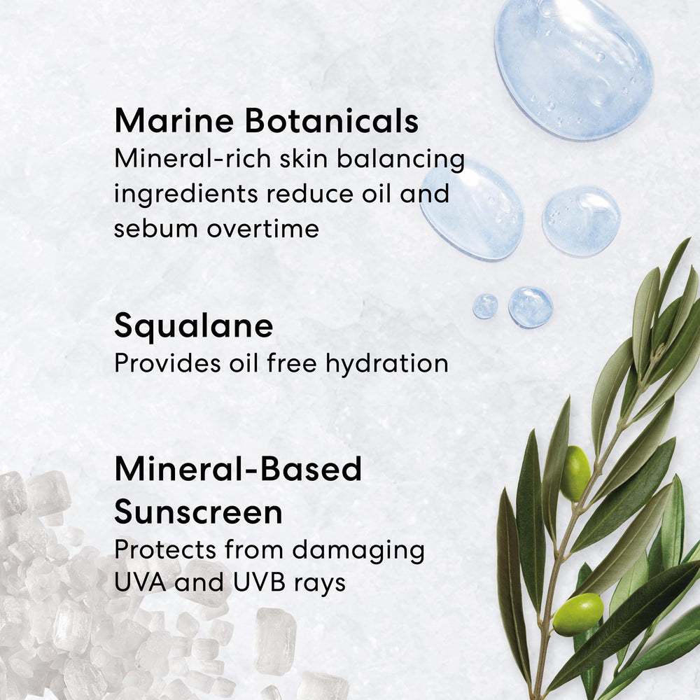 Mineral SPF 30 protects against UVA and UVB rays.