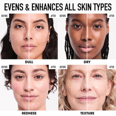 BareMinerals Complexion Rescue application demonstrates smooth glide for easy blending.