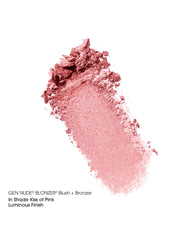 bareMinerals Gen Nude Blonzer silky texture glides on for a seamless, radiant finish.