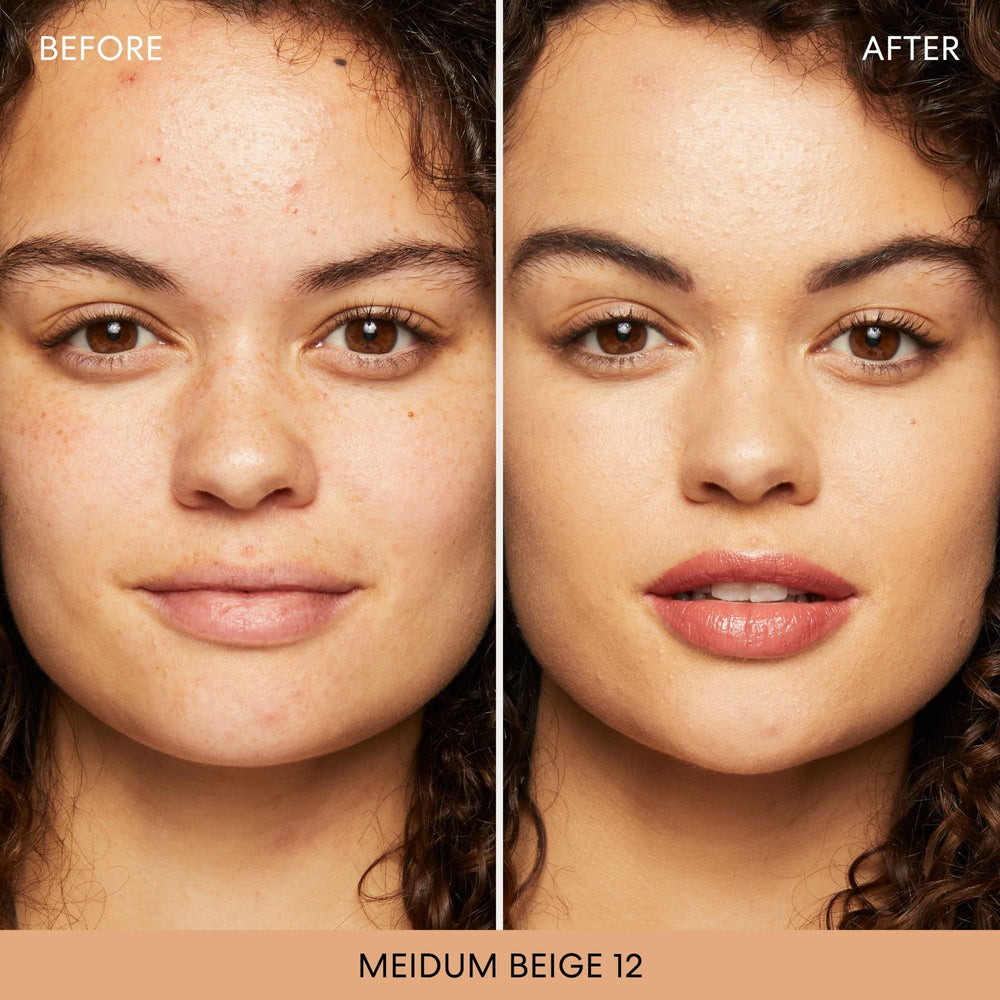 BareMinerals talc-free mineral formula promotes breathable wear with a clean composition.