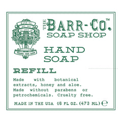 In-home usage of Barr-Co Honey Mint refill in bathroom or kitchen