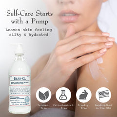 BARR-CO pump top enables easy, mess-free application.