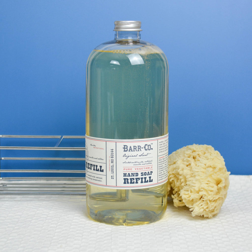 BARR-CO oat and shea butter formula shown for non-drying hydration.
