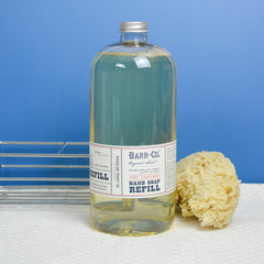 BARR-CO oat and shea butter formula shown for non-drying hydration.