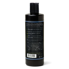 Barrel & Oak Gentlemen's Hardware detoxifying conditioner ingredients close-up featuring charcoal and oils.