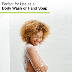 Basis Vitamin Bar Soap hand-washing moment highlighting its all-in-one cleanser versatility.