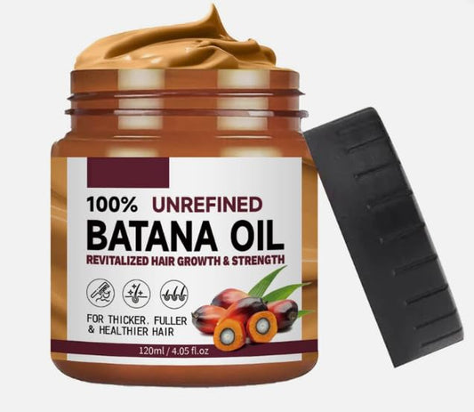 Batana Oil bottle for hair growth and deep moisture.