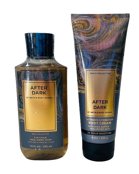 Bath and Body Works After Dark 3-in-1 wash bottle for daily routine.