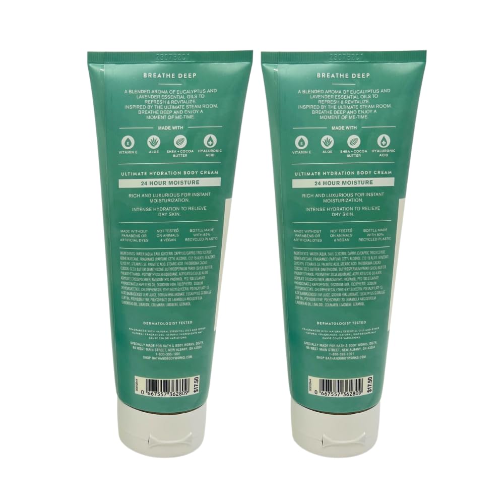 Bath & Body Works Aromatherapy Breathe Deep pump bottle for easy daily application