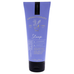 Bath & Body Works Aromatherapy Sleep lavender-vanilla cream jar for nightly hydration.