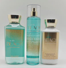Bath & Body Works At the Beach shower gel bottle pour with tropical scent for a refreshing cleanse
