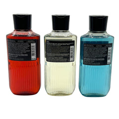 Bath & Body Works bourbon gift set packaging with blue bow—holiday-ready presentation.