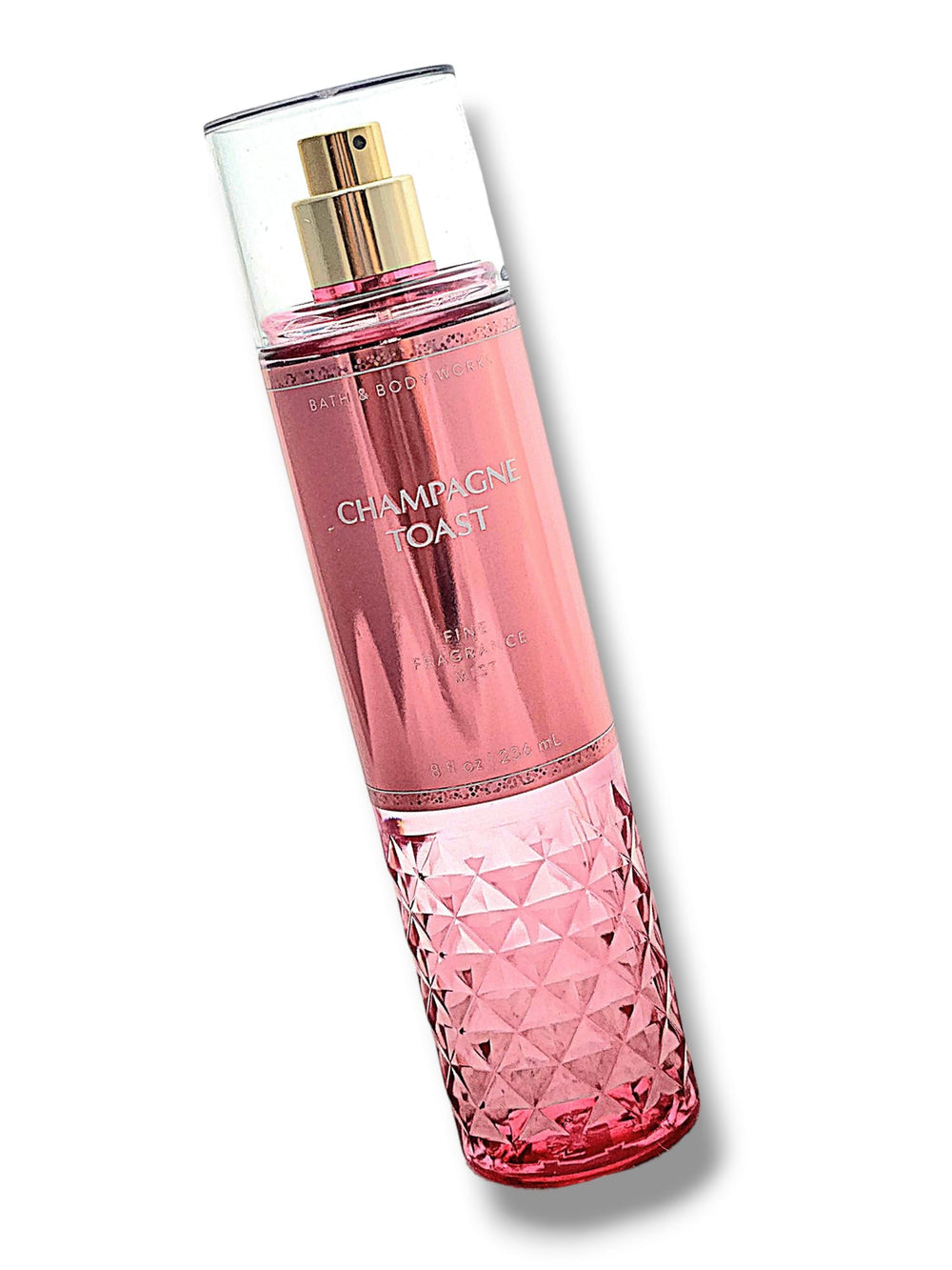 Bath & Body Works Champagne Toast bottle pour highlights fruity aroma for daily layering
