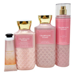 Bath & Body Works Champagne Toast gift bag with lotion, ideal for a pampering gift.