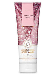 Bath & Body Works Champagne Toast moisturizing body wash close-up with creamy lather.