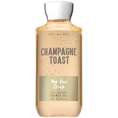 Bath & Body Works Champagne Toast shower gel bottle for an uplifting shower with rich lather and fragrance