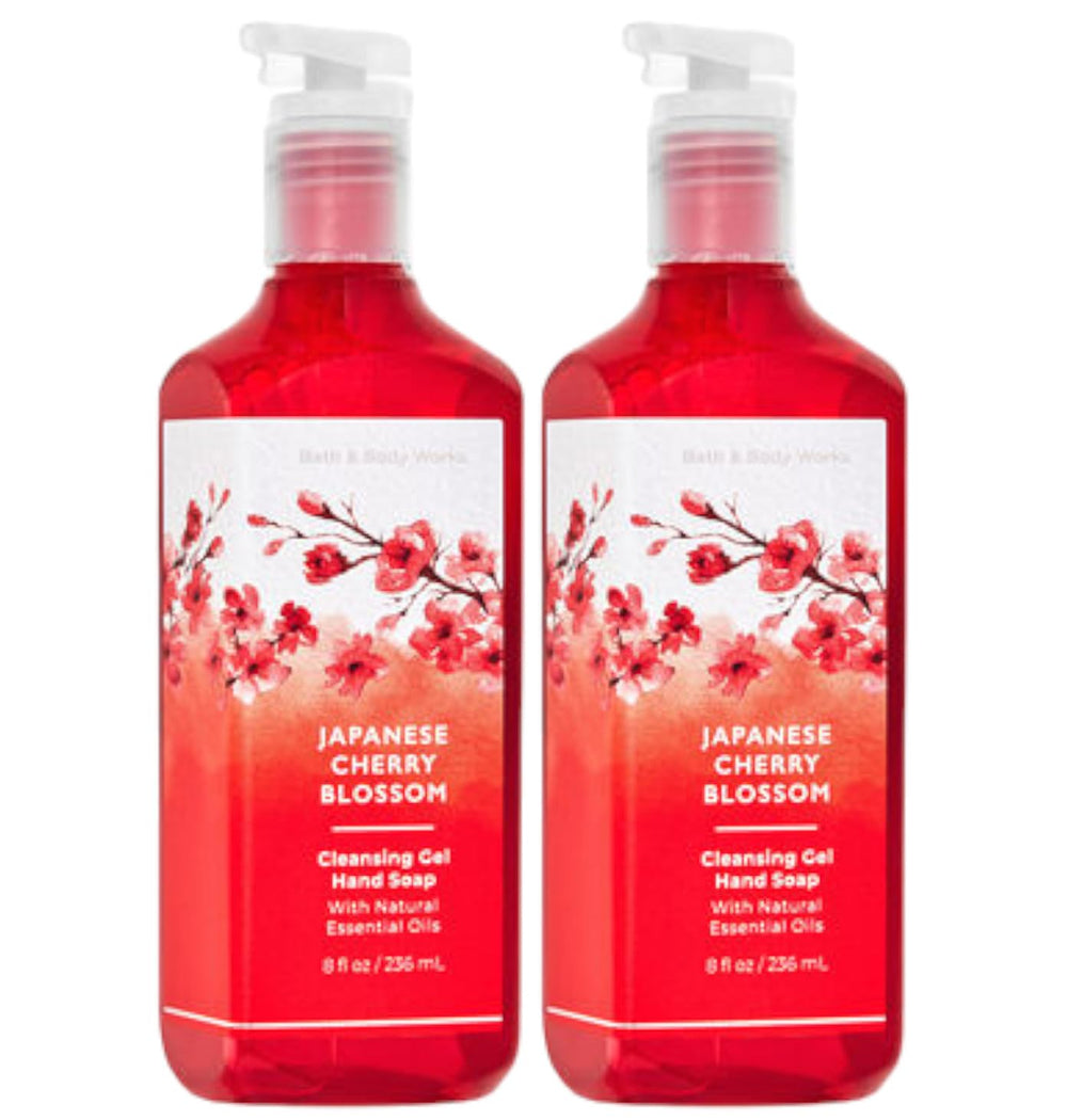 Bath and Body Works hand soap bottle in Japanese Cherry Blossom for gentle cleansing and soft hands