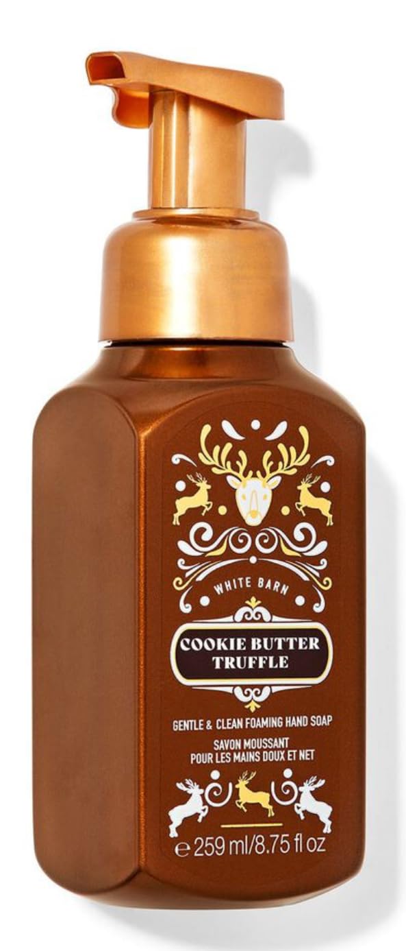 Bath & Body Works Cookie Butter Truffle hand soap bottle for soft, lightly scented hands