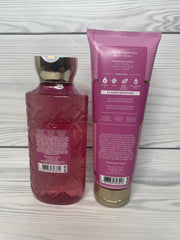 Bath & Body Works Covered In Roses body wash bottle with ruby berries and rosebud aroma.