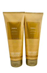 Bath & Body Works Dahlia Ultra Shea Body Cream 8 Oz bottle in a close-up product shot highlighting rich hydration.