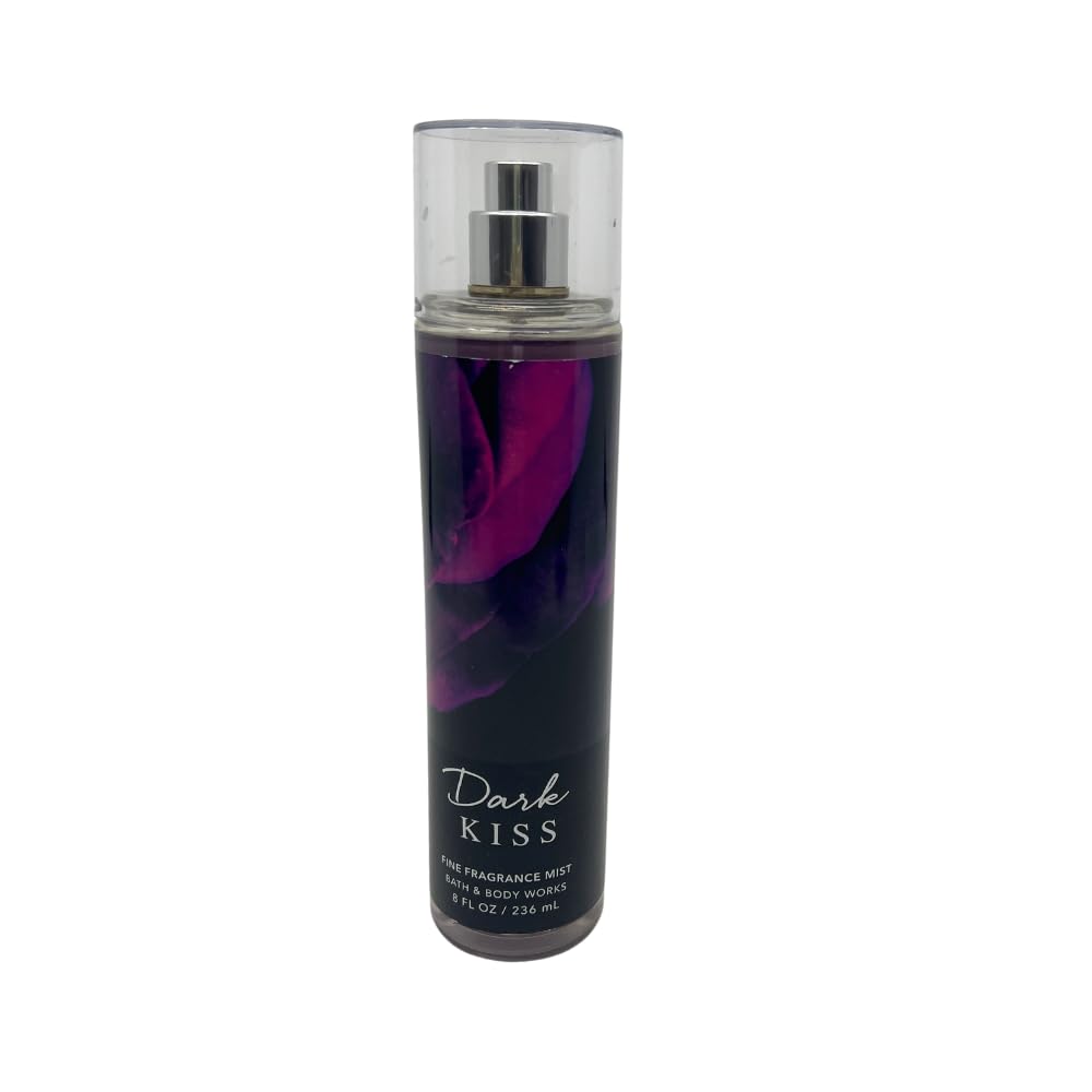 Gift-ready Dark Kiss packaging highlights the signature fragrance for holidays.