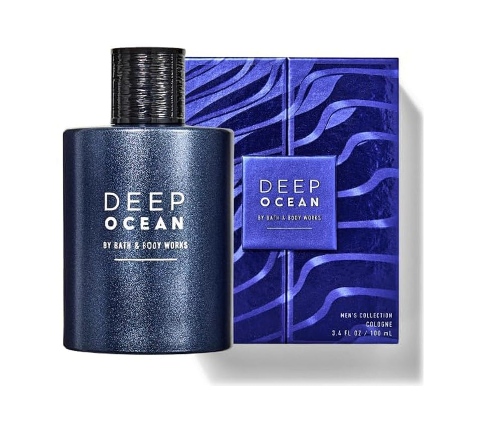 Bath & Body Works Deep Ocean men's cologne bottle spray for all-day freshness
