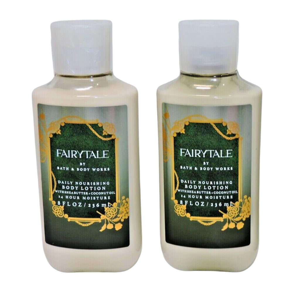 Bath and Body Works Fairytale body lotion set of two 8oz bottles for daily hydration