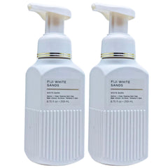 Bath & Body Works Fiji White Sands bottles front, gentle hand soap for soft, moisturized hands.
