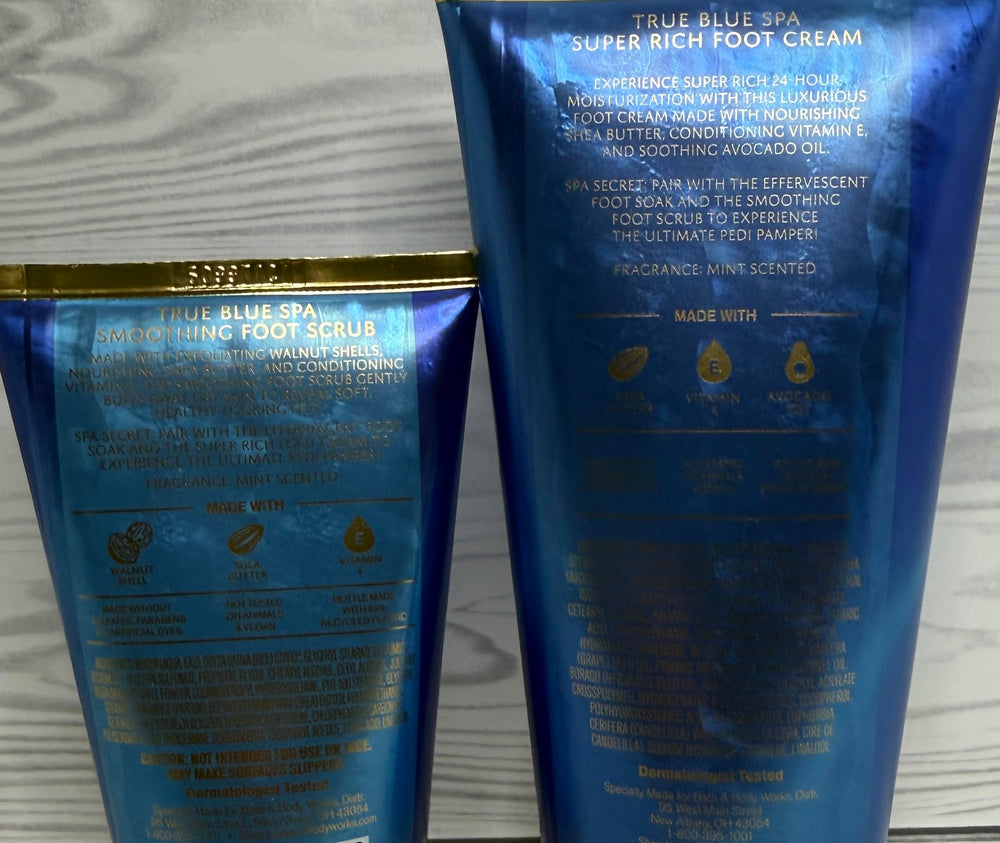 Bath & Body Works Foot Smoothing Scrub 4 oz for exfoliating dryness and smoother heels