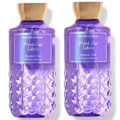 Bath & Body Works Fresh Cut Lilacs 2-pack bottle view highlights floral cleanse